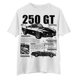 Puppy Printy Classic 250 GT Knowledge Shirt, Vintage Sport Car Anatomy 250 GT Novelty Graphic Gift Unisex Shirt