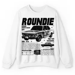 Puppy Printy Classic 2002 Knowledge Shirt, Vintage Sport Car Anatomy 1971 Two-Two Novelty Graphic Gift Unisex Sweatshirt